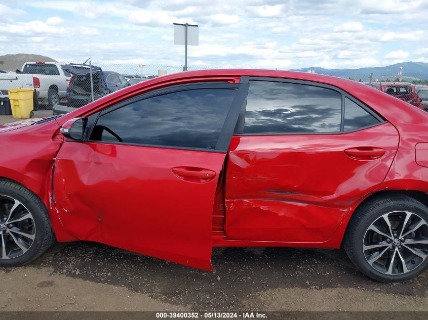 2018 Toyota Corolla Se VIN: 2T1BURHE6JC124198 Lot: 39400352