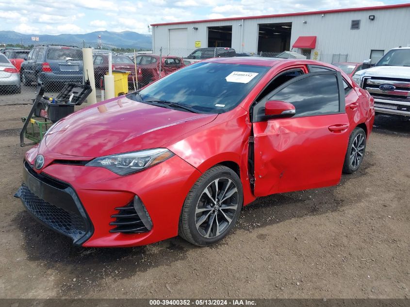 2018 Toyota Corolla Se VIN: 2T1BURHE6JC124198 Lot: 39400352