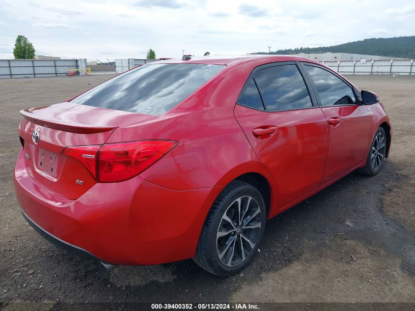 2018 Toyota Corolla Se VIN: 2T1BURHE6JC124198 Lot: 39400352