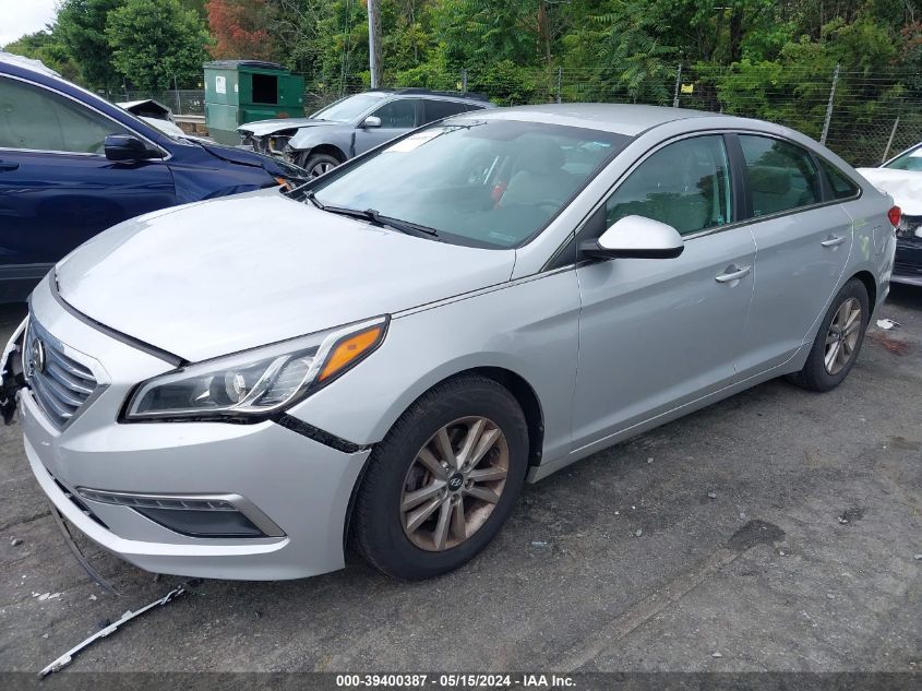 2015 Hyundai Sonata Se VIN: 5NPE24AF3FH171007 Lot: 39400387