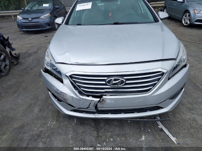 2015 Hyundai Sonata Se VIN: 5NPE24AF3FH171007 Lot: 39400387