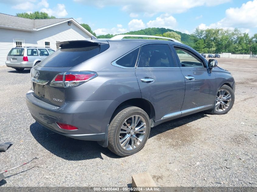 2013 Lexus Rx 350 VIN: 2T2BK1BA1DC204683 Lot: 39400443