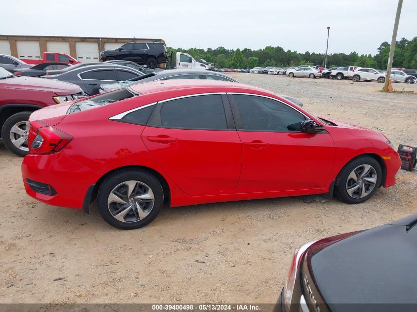 2019 Honda Civic Lx VIN: 2HGFC2F65KH587952 Lot: 39400498