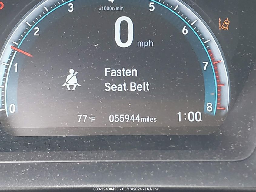 2019 Honda Civic Lx VIN: 2HGFC2F65KH587952 Lot: 39400498