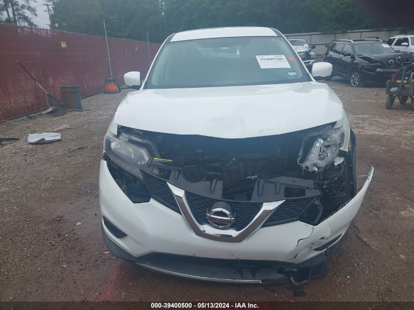 2016 Nissan Rogue S/Sl/Sv VIN: KNMAT2MT7GP676250 Lot: 39400500