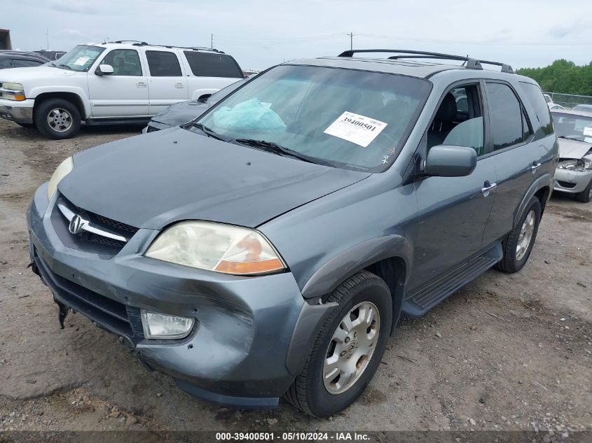 2002 Acura Mdx VIN: 2HNYD18232H514386 Lot: 39400501