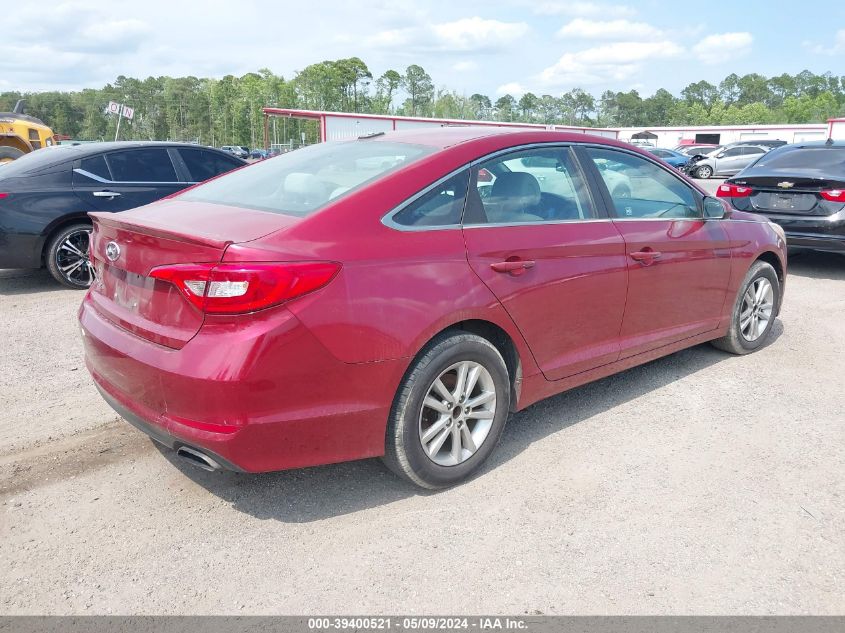 2015 Hyundai Sonata Se VIN: 5NPE24AF6FH108466 Lot: 39400521