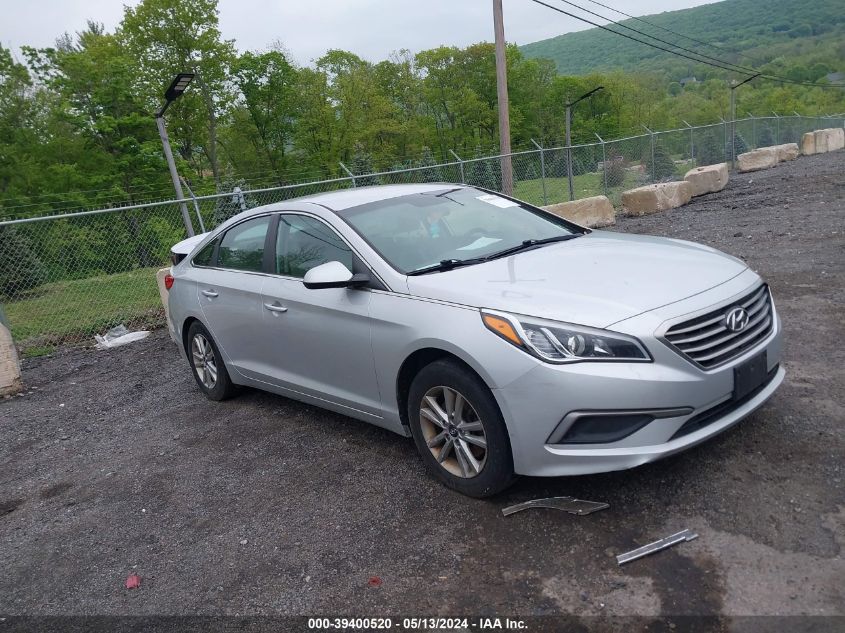 2017 Hyundai Sonata Se VIN: 5NPE24AFXHH522773 Lot: 39400520