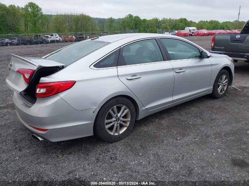 2017 Hyundai Sonata Se VIN: 5NPE24AFXHH522773 Lot: 39400520