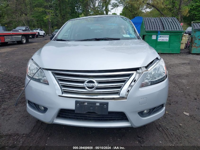 2013 Nissan Sentra Sl VIN: 3N1AB7AP4DL623801 Lot: 39400608