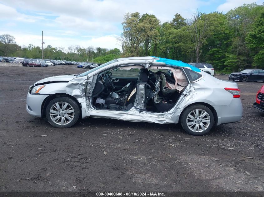 2013 Nissan Sentra Sl VIN: 3N1AB7AP4DL623801 Lot: 39400608