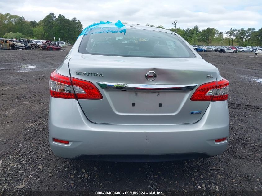 2013 Nissan Sentra Sl VIN: 3N1AB7AP4DL623801 Lot: 39400608