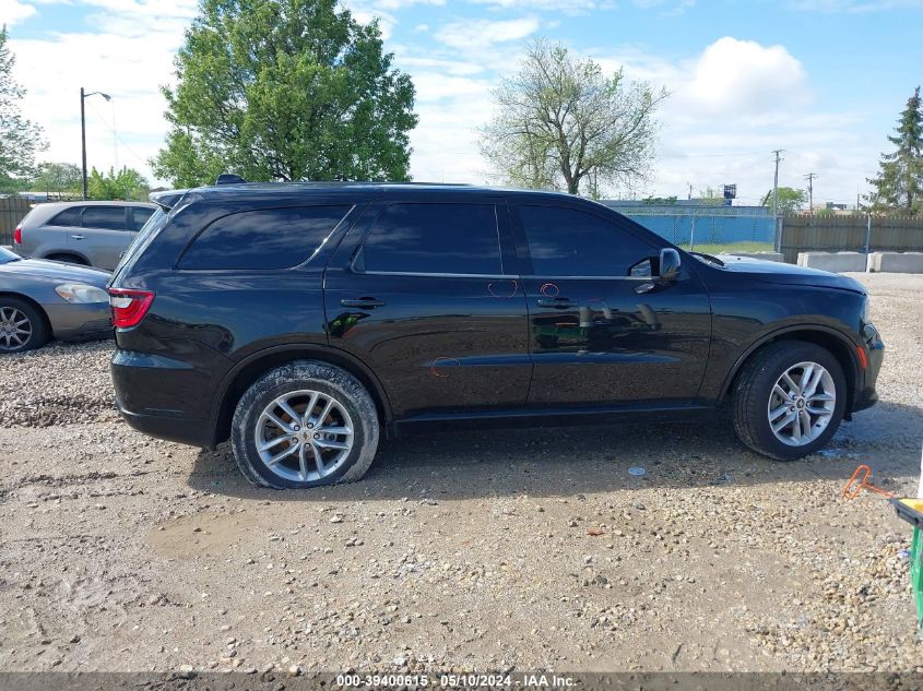 2022 Dodge Durango Gt Awd VIN: 1C4RDJDG4NC219882 Lot: 39400615