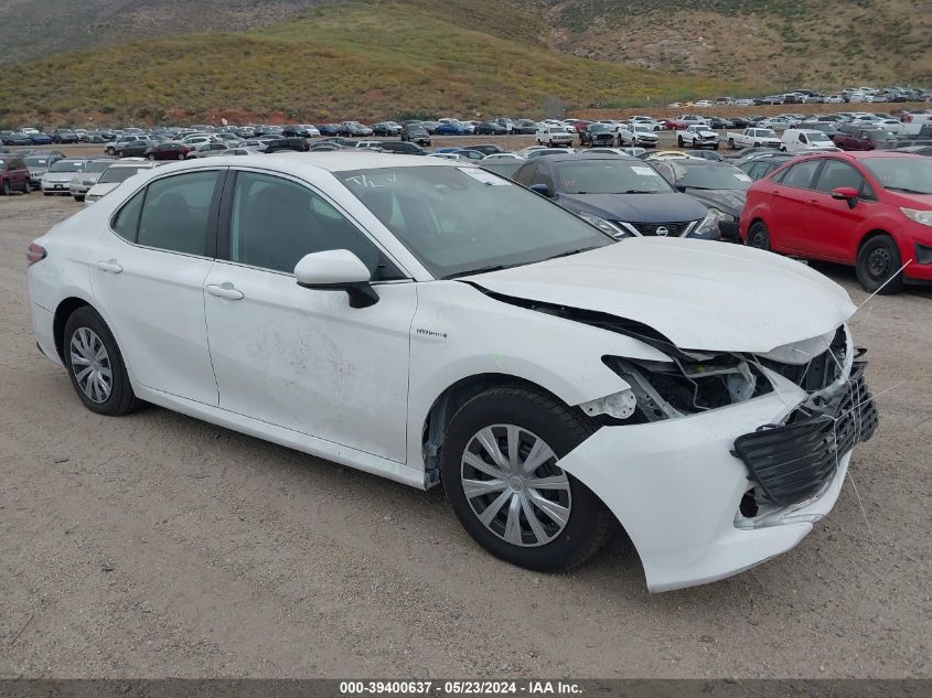 2020 Toyota Camry Le Hybrid VIN: 4T1C31AK7LU012889 Lot: 39400637