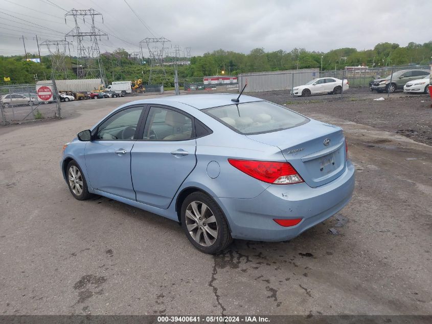 2014 Hyundai Accent Gls VIN: KMHCU4AE5EU592980 Lot: 39400641