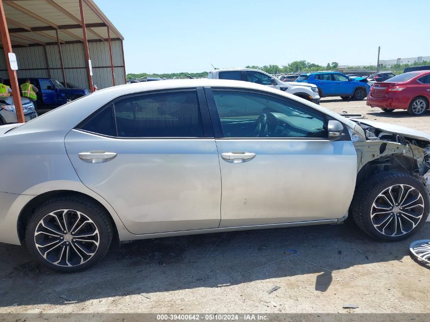 2016 Toyota Corolla S Plus VIN: 2T1BURHE4GC629391 Lot: 39400642