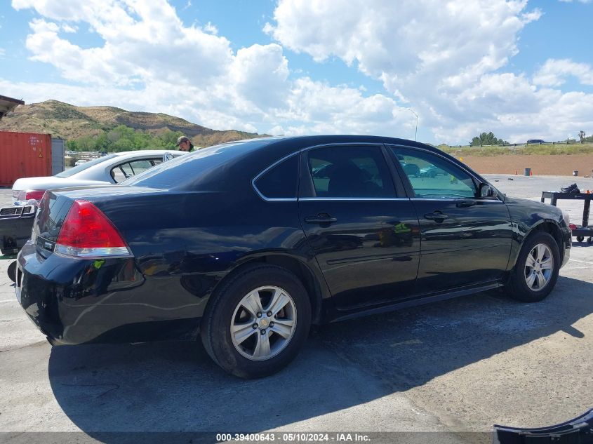 2013 Chevrolet Impala Ls VIN: 2G1WF5E38D1238786 Lot: 39400643