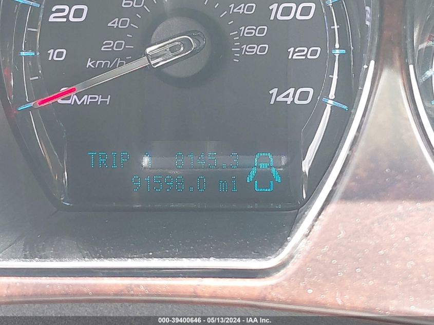 2012 Ford Taurus Sel VIN: 1FAHP2EW6CG110902 Lot: 39400646