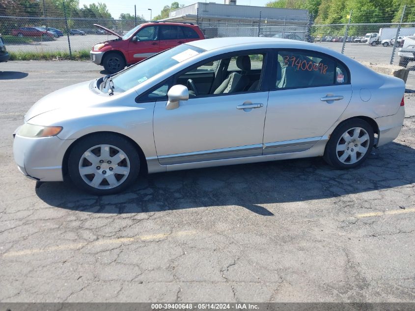 2008 Honda Civic Lx VIN: 2HGFA16508H521549 Lot: 39400648