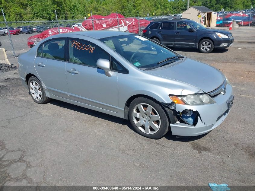 2008 Honda Civic Lx VIN: 2HGFA16508H521549 Lot: 39400648