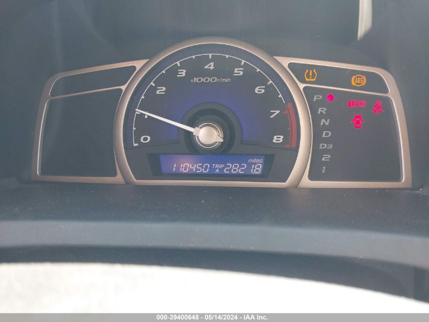 2008 Honda Civic Lx VIN: 2HGFA16508H521549 Lot: 39400648