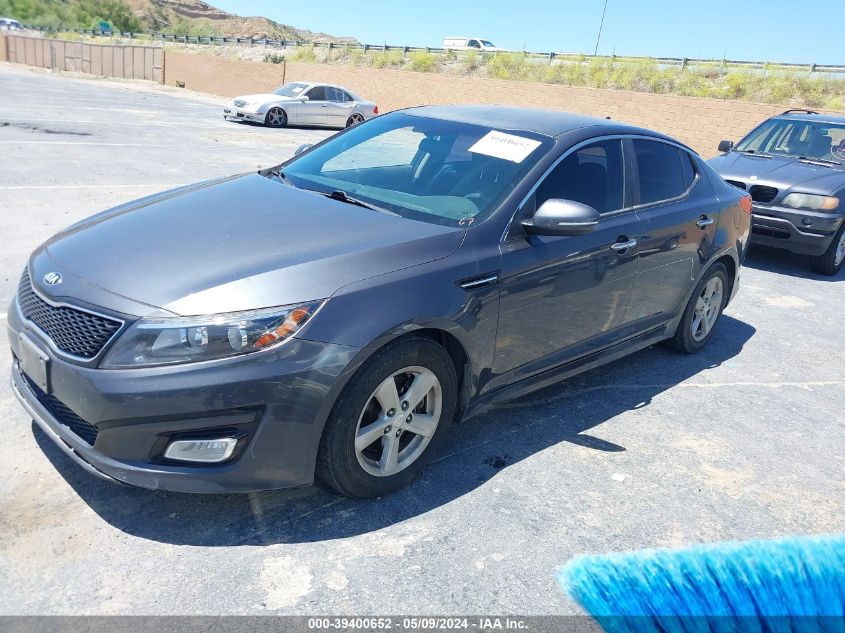 2015 Kia Optima Lx VIN: KNAGM4A73F5649287 Lot: 39400652