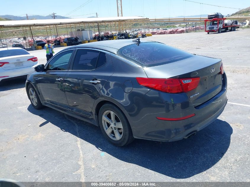 2015 Kia Optima Lx VIN: KNAGM4A73F5649287 Lot: 39400652