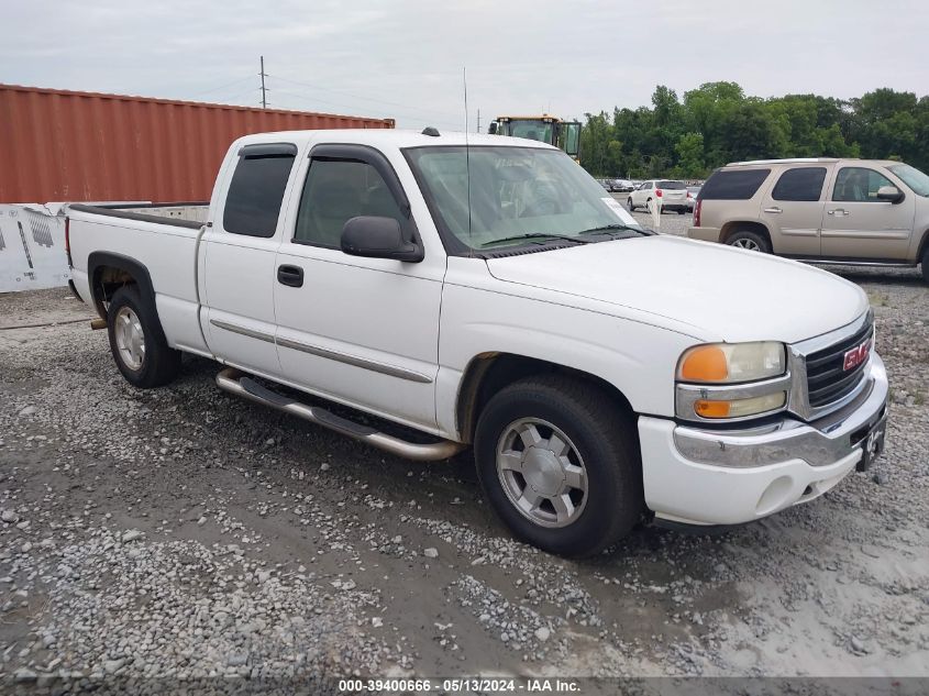 2005 GMC Sierra 1500 Sle VIN: 1GTEC19T65Z237188 Lot: 39400666