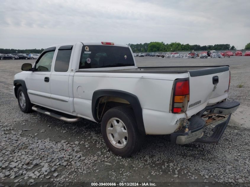 2005 GMC Sierra 1500 Sle VIN: 1GTEC19T65Z237188 Lot: 39400666