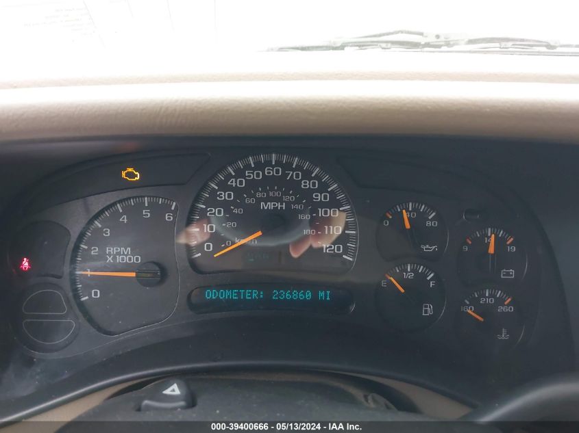 2005 GMC Sierra 1500 Sle VIN: 1GTEC19T65Z237188 Lot: 39400666