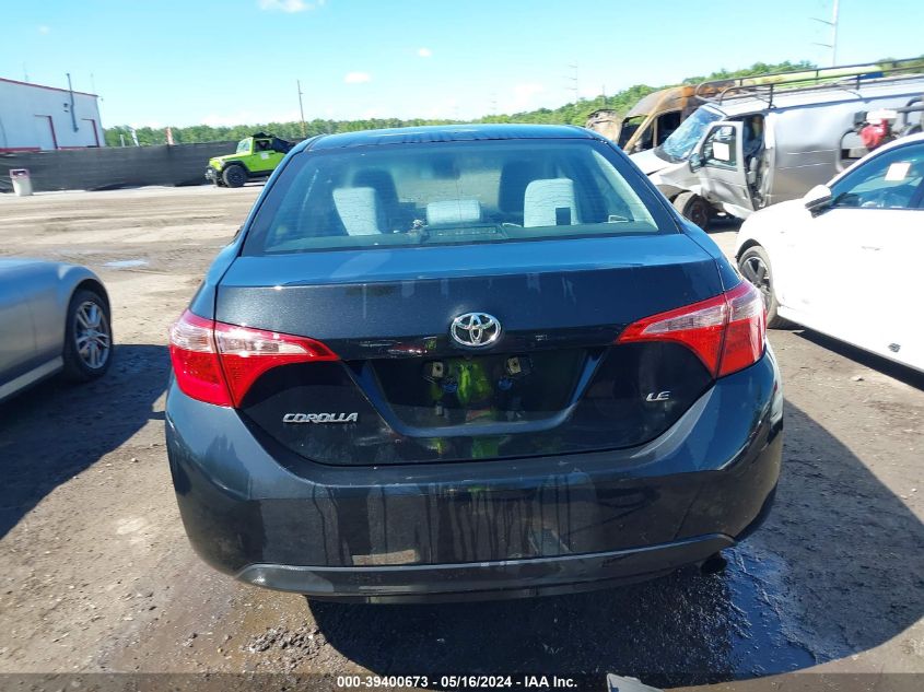 2018 Toyota Corolla Le VIN: 2T1BURHE6JC043458 Lot: 39400673