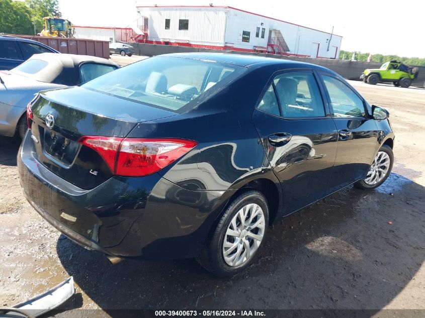 2018 Toyota Corolla Le VIN: 2T1BURHE6JC043458 Lot: 39400673