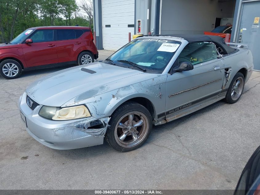 2002 Ford Mustang VIN: 1FAFP44412F158573 Lot: 39400677