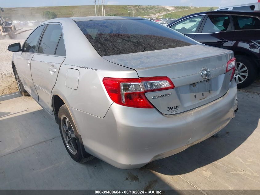 2012 Toyota Camry Le VIN: 4T1BF1FK7CU012807 Lot: 39400684