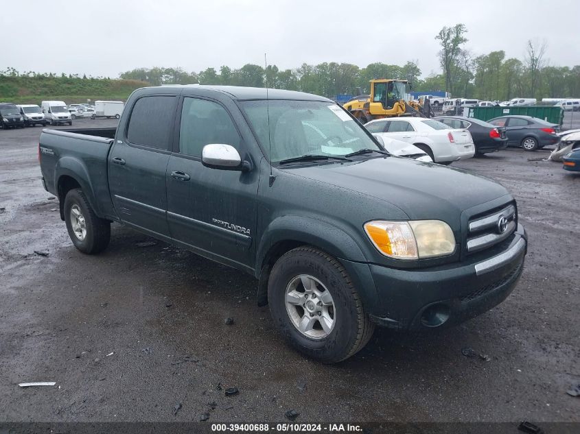 2005 Toyota Tundra Sr5 V8 VIN: 5TBDT441X5S484761 Lot: 39400688