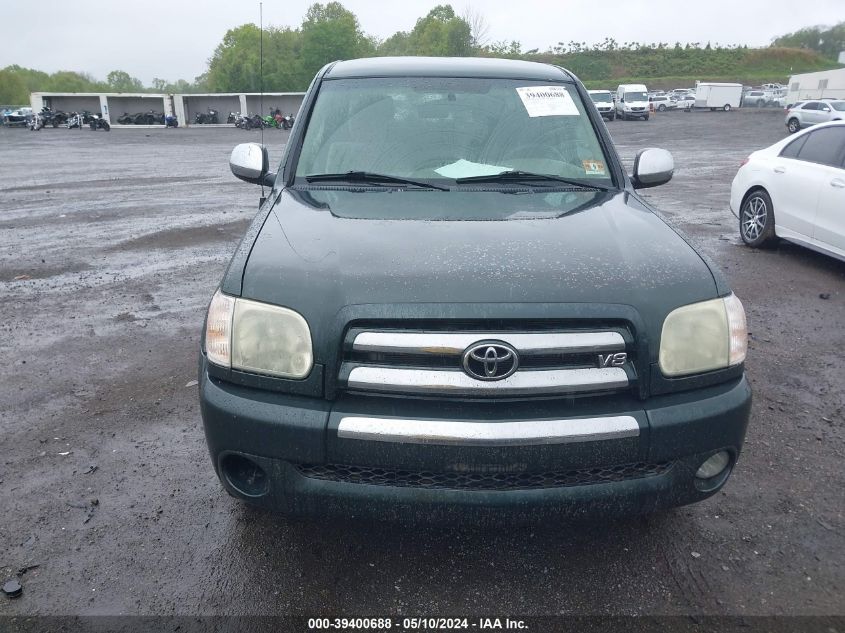 2005 Toyota Tundra Sr5 V8 VIN: 5TBDT441X5S484761 Lot: 39400688