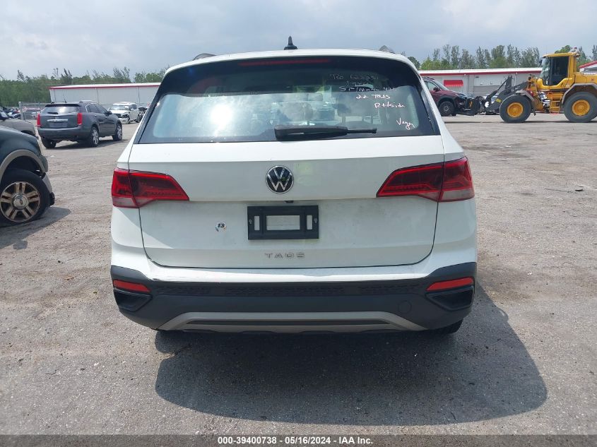 2022 Volkswagen Taos 1.5T S VIN: 3VVDX7B25NM011988 Lot: 39400738