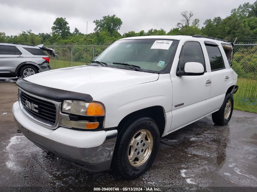 2002 GMC Yukon Sle VIN: 1GKEC13V82R152783 Lot: 39400746