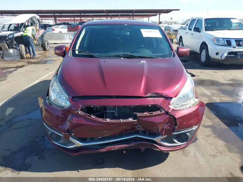 2017 Mitsubishi Mirage Es VIN: ML32A3HJ4HH010468 Lot: 39400747