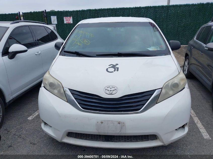 2014 Toyota Sienna L V6 7 Passenger VIN: 5TDZK3DC4ES444882 Lot: 39400751