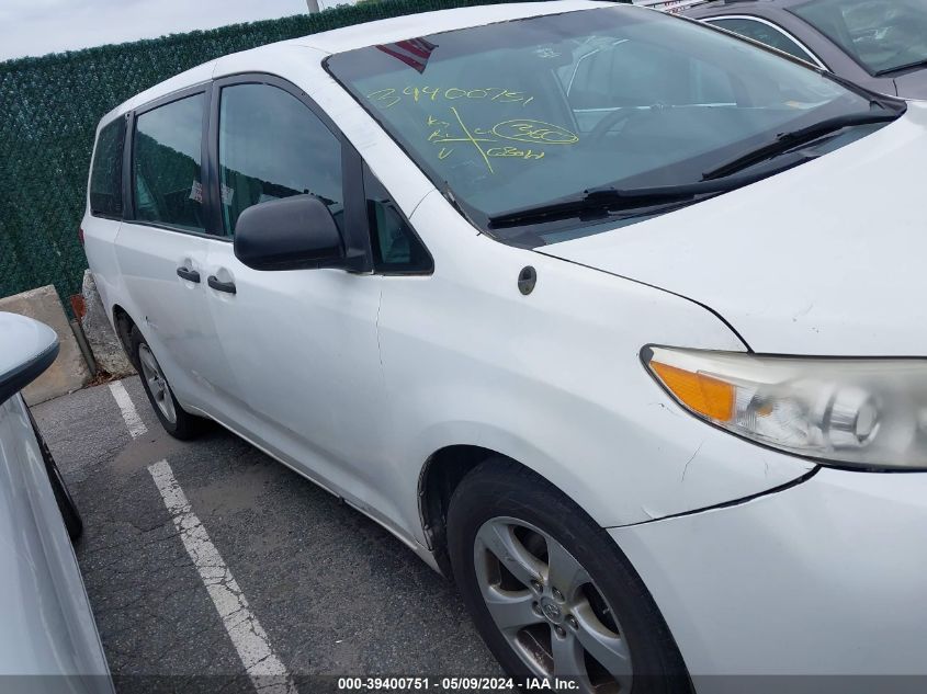 2014 Toyota Sienna L V6 7 Passenger VIN: 5TDZK3DC4ES444882 Lot: 39400751