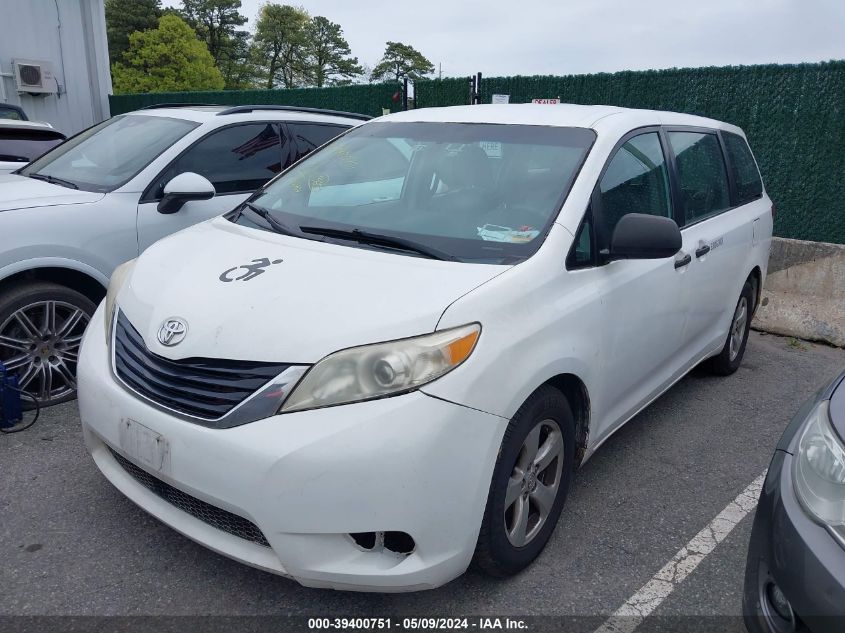 2014 Toyota Sienna L V6 7 Passenger VIN: 5TDZK3DC4ES444882 Lot: 39400751