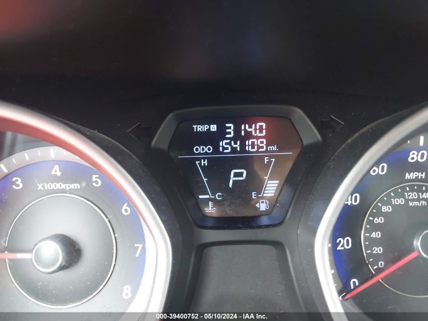 2012 Hyundai Elantra Limited (Ulsan Plant) VIN: KMHDH4AE0CU310234 Lot: 39400752