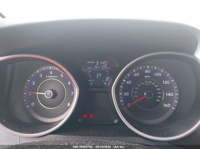 2012 Hyundai Elantra Limited (Ulsan Plant) VIN: KMHDH4AE0CU310234 Lot: 39400752