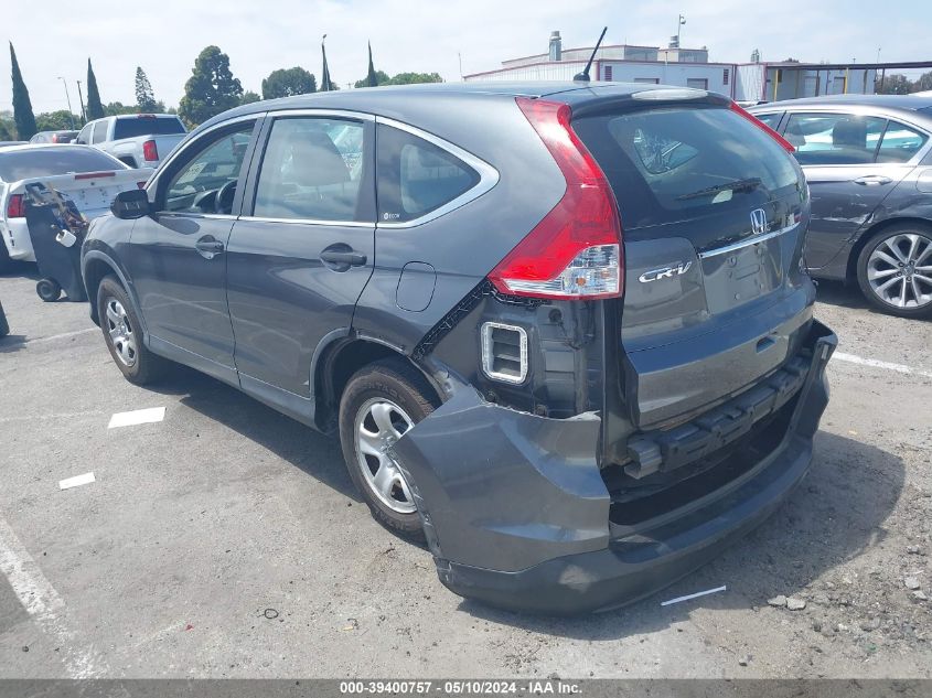 2012 Honda Cr-V Lx VIN: 2HKRM3H33CH510717 Lot: 39400757