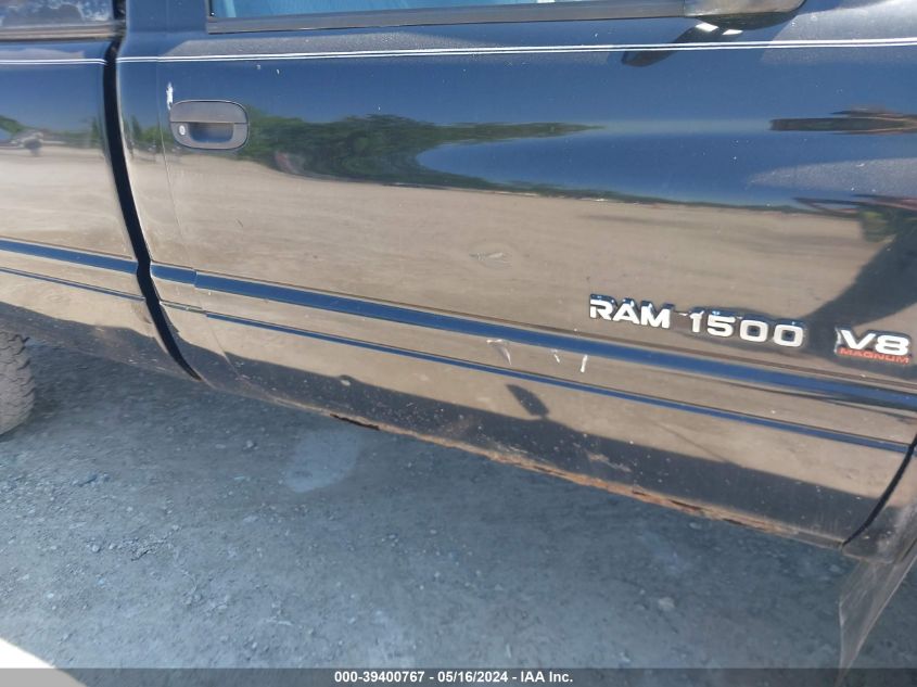 1996 Dodge Ram 1500 VIN: 1B7HF16Z2TJ185549 Lot: 39400767