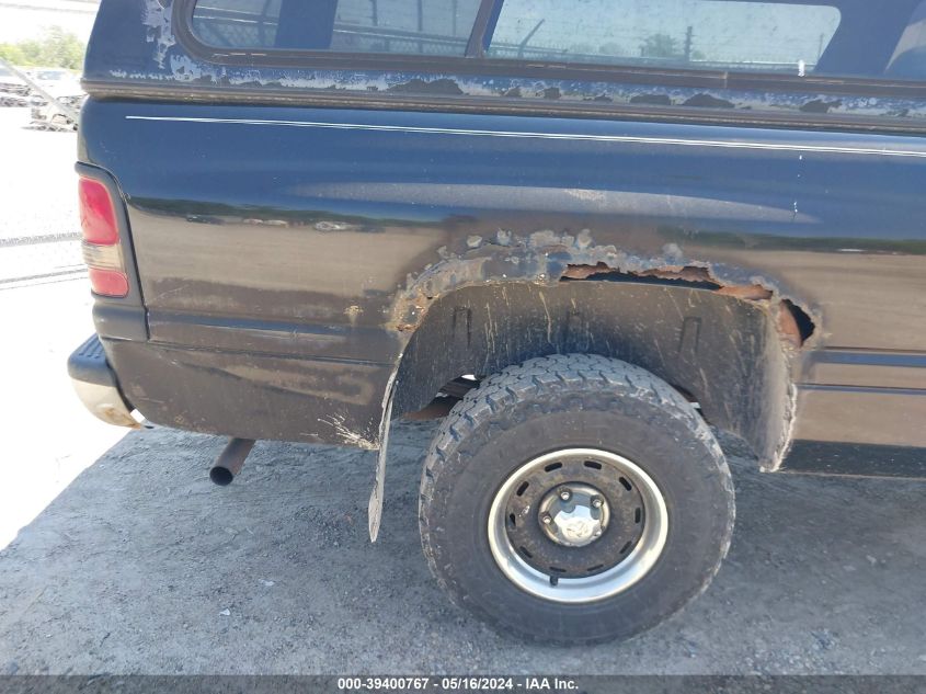 1996 Dodge Ram 1500 VIN: 1B7HF16Z2TJ185549 Lot: 39400767