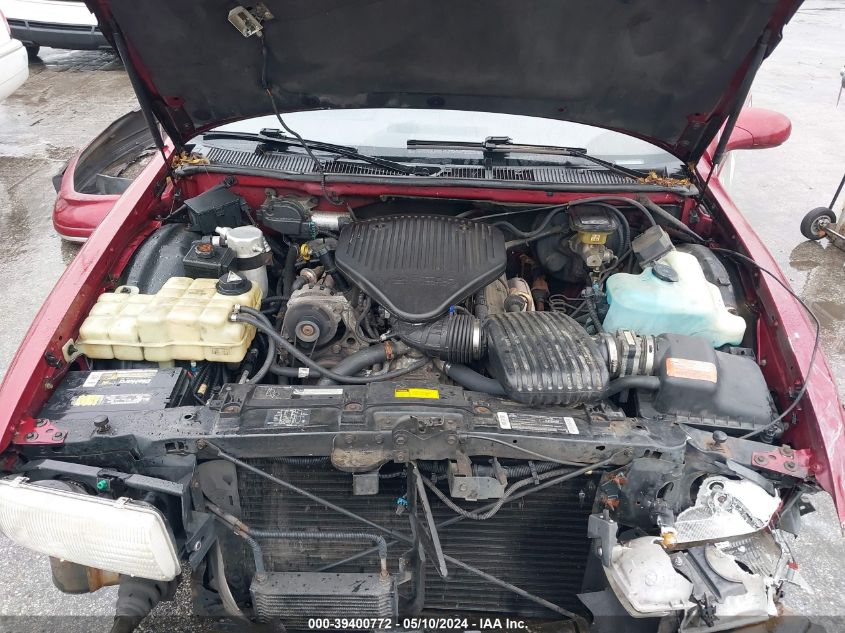 1995 Chevrolet Caprice Classic VIN: 1G1BL82P7SR116621 Lot: 39400772