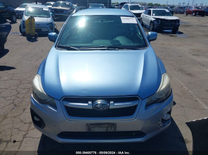 2012 Subaru Impreza 2.0I Sport Premium VIN: JF1GPAL65CH231603 Lot: 39400776