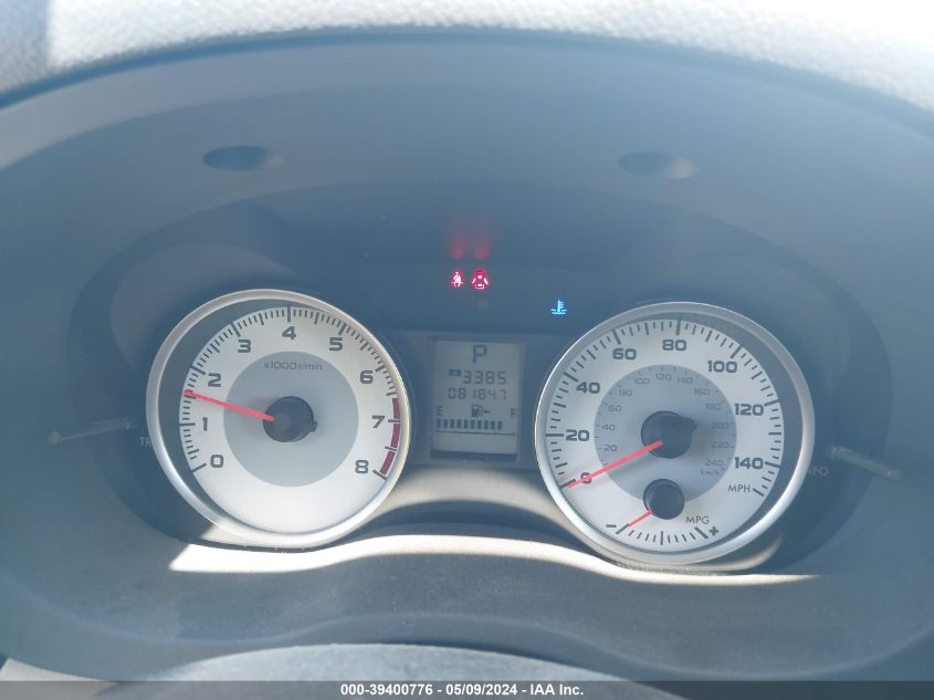 2012 Subaru Impreza 2.0I Sport Premium VIN: JF1GPAL65CH231603 Lot: 39400776